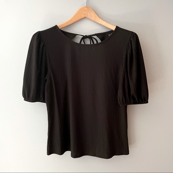 W5 Black Rib Open Back Top - Picture 8 of 8